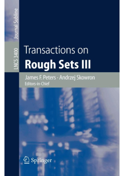 Transactions on Rough Sets III