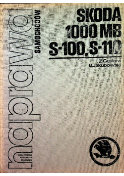 Naprawa samochodów Skoda 1000 MB S100