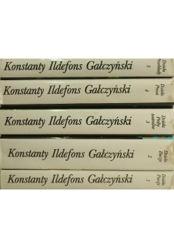 Gałczyński Dzieła Tom 1 do 5