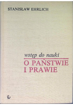Wstęp do nauki o Państwie i prawie