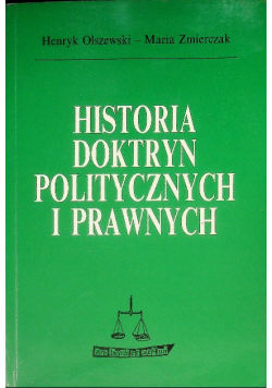 Historia doktryn politycznych i prawnych
