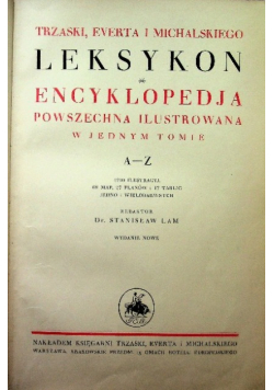 Leksykon Encyklopedia powszechna ilustrowana 1935 r.