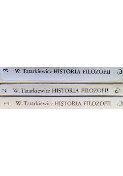 Historia filozofii Tom I do III