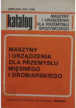 Katalog Maszyny i urządzenia dla przemysłu mięsnego i drobiarskiego