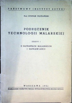 Podręcznik technologii malarskiej