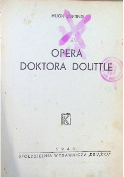 Opera Doktora Dolittle 1948 r.