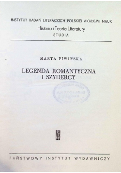 Legenda romantyczna i szydercy