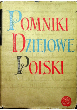 Pomniki dziejowe polski Tom IV