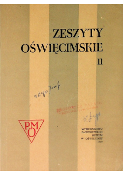 Zeszyty oświęcimskie Nr 11/69
