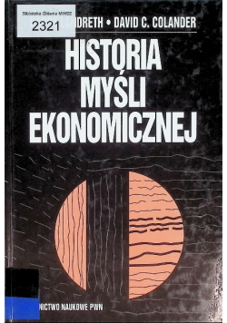Historia myśli ekonomicznej
