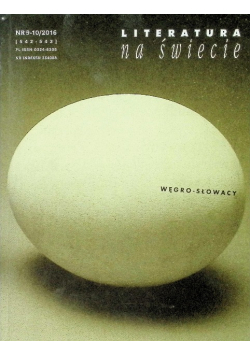Literatura na świecie Nr 9 - 10 / 16