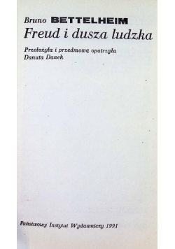 Freud i dusza ludzka