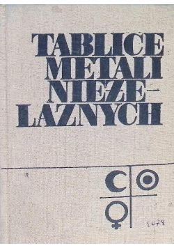 Tablice metali nieżelaznych