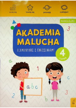 Akademia malucha Elementarz z ćwiczeniami 4 - latek