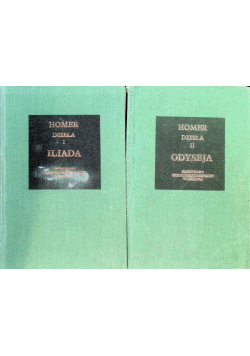 Homer dzieła Iliada i Odyseja Tom I i II