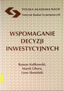 Wspomaganie Decyzji Inwestycyjnych