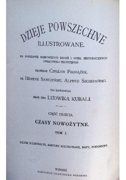 Dzieje powszechne illustrowane Tom 1 Część 3 1903 r.