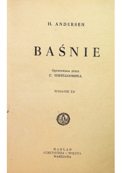 Andersen Baśnie 1950 r.