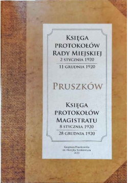 Księga protokołów rady miejskiej