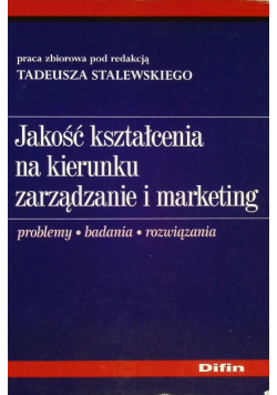Jakość kształcenia na kierunku zarządzanie i marketingu