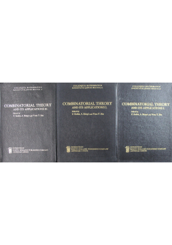 Combinatorial Theory and its applications  Tom 1 do 3