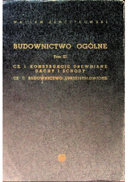 Budownictwo ogólne Tom III
