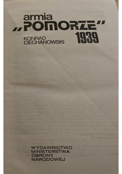 Armia Pomorze 1939