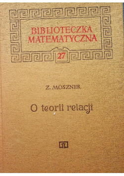O teorii relacji
