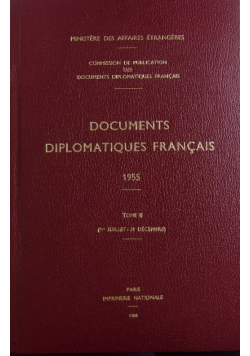 Documents Diplomatiques Francais 1955 Tome 2
