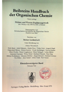 Beilsteins Handbuch der Organischen Chemie