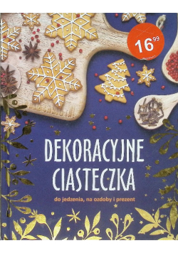 Dekoracyjne ciasteczka do jedzenia na ozdoby i prezent