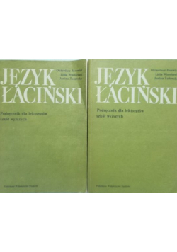 Język łaciński. Podręcznik dla lektoratów szkół wyższych Tom 1i 2