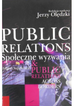 Public relations. Społeczne wyzwania