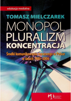 Monopol Pluralizm Koncentracja