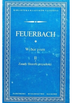 Feuerbach Wybór pism Tom II