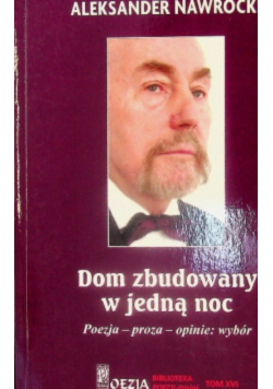 Aleksander Nawrocki Dom zbudowany w jedną noc Nr. 16 / 15