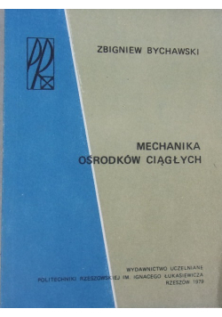 Mechanika ośrodków ciągłych