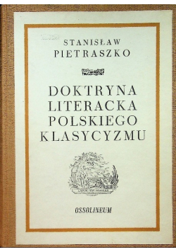 Doktryna literacka polskiego klasycyzmu