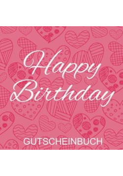 Happy Birthday Gutscheinbuch