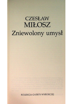 Zniewolony Umysł