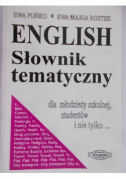 English słownik tematyczny
