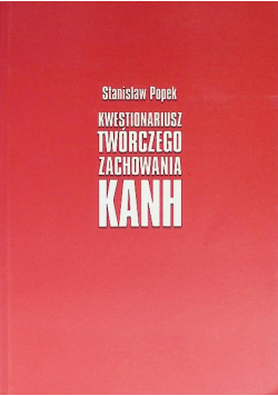 Kwestionariusz twórczego zachowania KANH