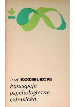 Koncepcje psychologiczne człowieka