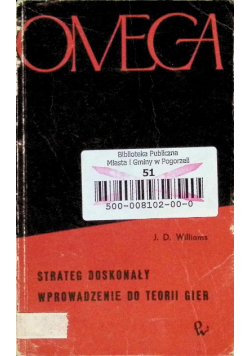 Strateg doskonały wprowadzenie do teorii gier