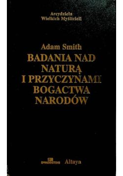 Badania nad naturą i przyczynami bogactwa narodów