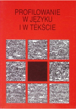 Profilowanie w języku i w tekście