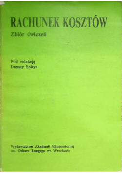 Rachunek kosztów