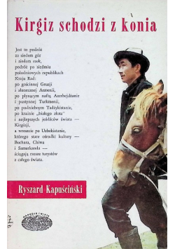 Kirgiz schodzi z konia