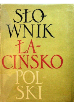 Słownik Łacińsko Polski