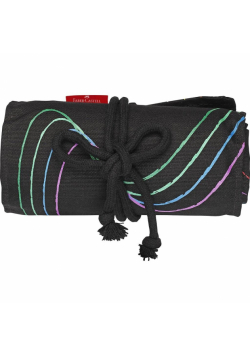 Kredki trójkątne Black Edition piórnik rolow 72szt